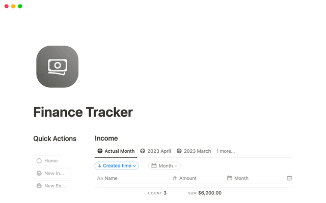 Finance Tracker